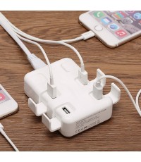 6 Ports USB Charger Smart Multi-port Fast Charging Head Power Adapter