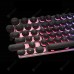 GX60 Punk Monochromatic Backlight Retro Wired Gaming Keyboard