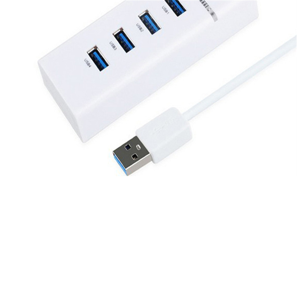 Super Speed USB3.0 4 Port Power Strip Socket Outlet Plug Smart Socket - White Super Speed USB3.0 4 Port Power Strip Socket Outlet Plug Smart Socket - White
