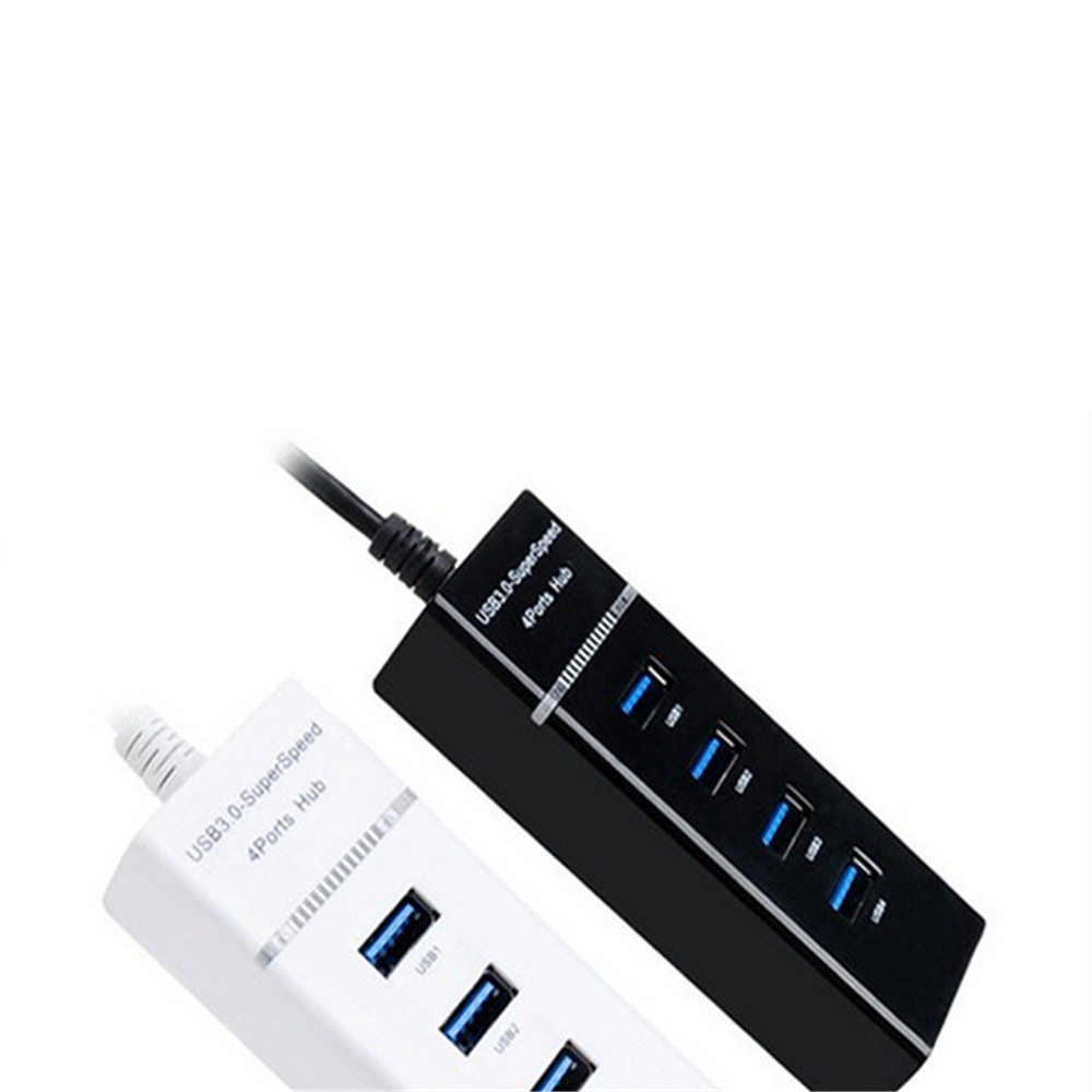 Super Speed USB3.0 4 Port Power Strip Socket Outlet Plug Smart Socket - White Super Speed USB3.0 4 Port Power Strip Socket Outlet Plug Smart Socket - White