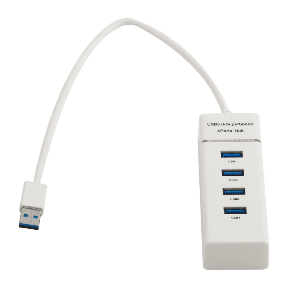 Super Speed USB3.0 4 Port Power Strip Socket Outlet Plug Smart Socket - White Super Speed USB3.0 4 Port Power Strip Socket Outlet Plug Smart Socket - White
