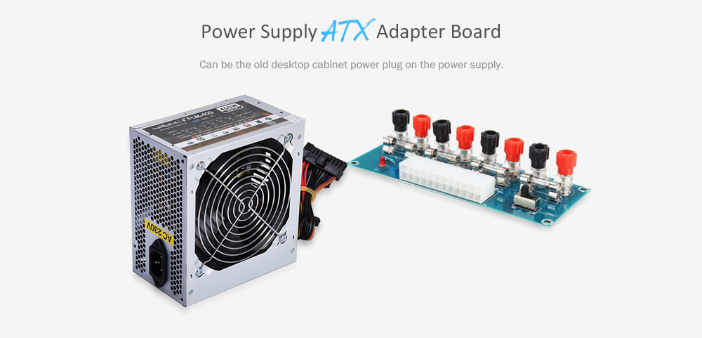 XH - M229 Desktop Chassis Power Supply ATX Adapter Board- Blue Ivy XH - M229 Desktop Chassis Power Supply ATX Adapter Board- Blue Ivy