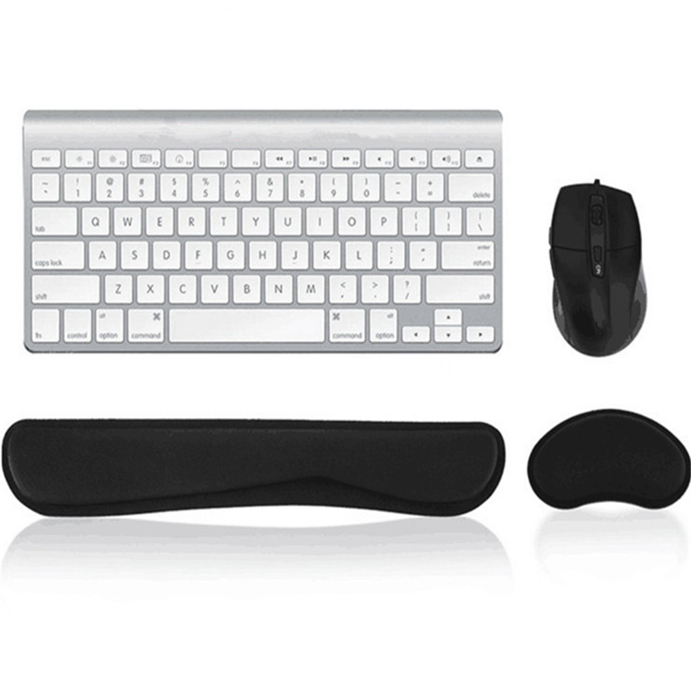 New Memory Cotton Wristbands Mouse Pad- Black New Memory Cotton Wristbands Mouse Pad- Black