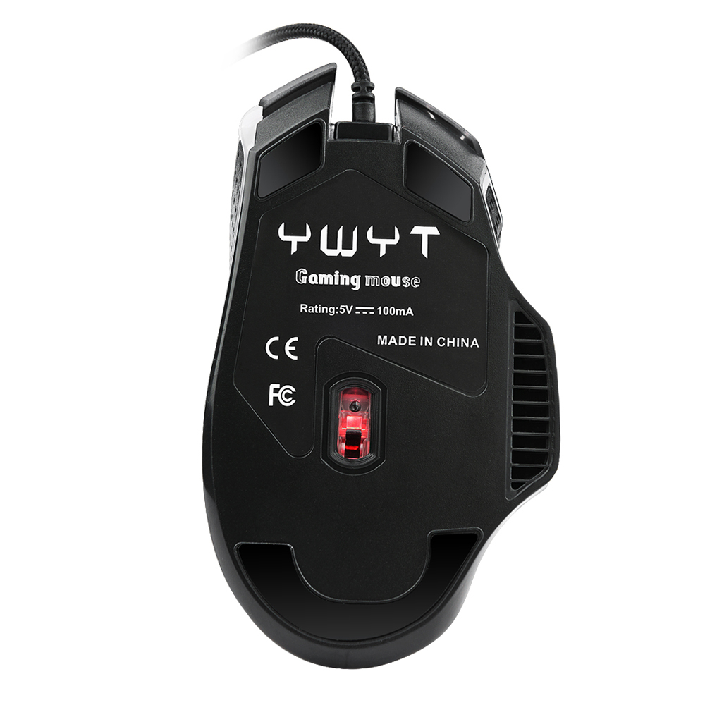 YWYT G816 Cable game mouse 8 button game mouse USB game photoelectric mouse colo- Black USB Port YWYT G816 Cable game mouse 8 button game mouse USB game photoelectric mouse colo- Black USB Port