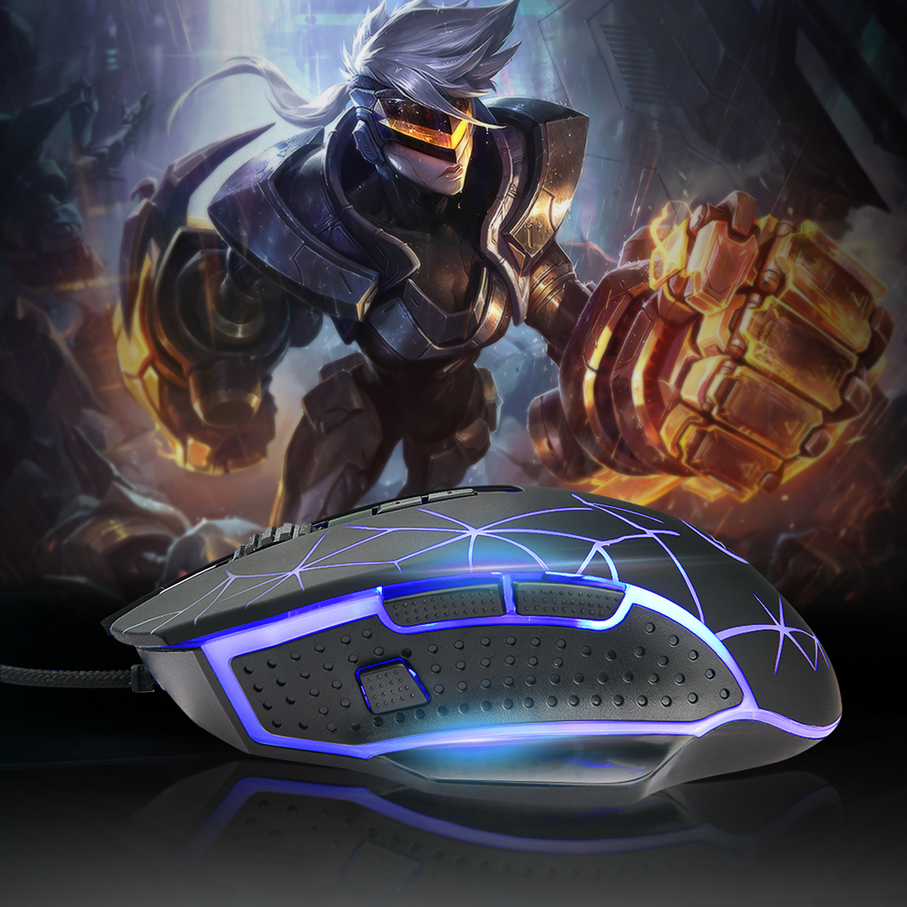 YWYT G816 Cable game mouse 8 button game mouse USB game photoelectric mouse colo- Black USB Port YWYT G816 Cable game mouse 8 button game mouse USB game photoelectric mouse colo- Black USB Port