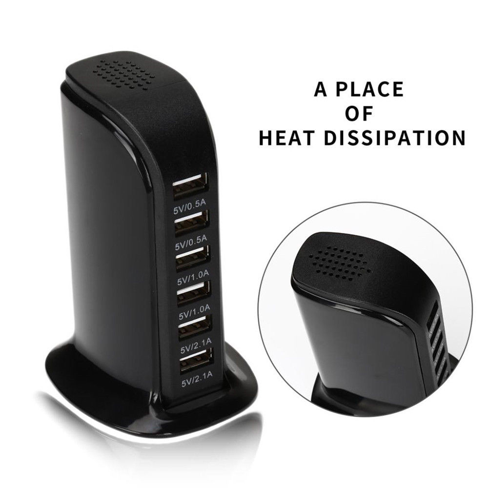 6 Port 30W Charging Station Support USB Charger Power Adapter 6 Port 30W Charging Station Support USB Charger Power Adapter