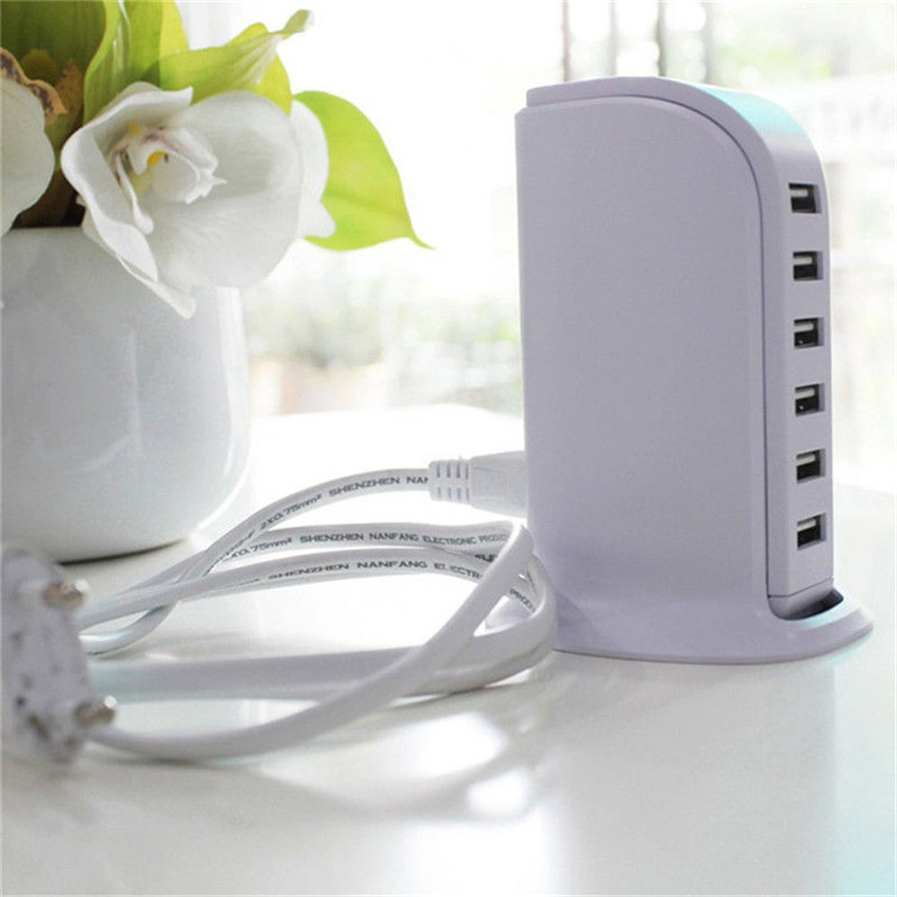 6 Port 30W Charging Station Support USB Charger Power Adapter 6 Port 30W Charging Station Support USB Charger Power Adapter