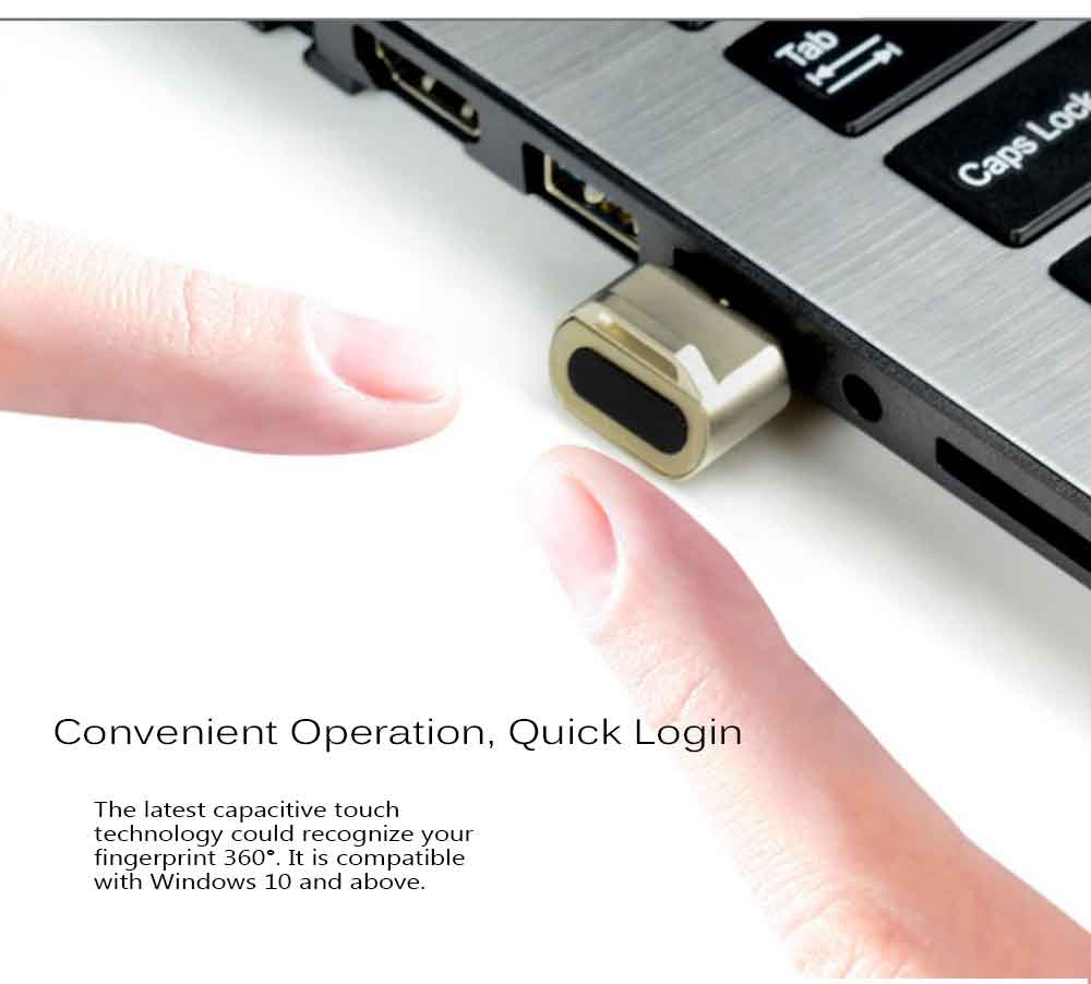 USB Fingerprint Login Device Password Recognition Unlocking Computer Notebook Desktop Automatic Boot- Silver USB Fingerprint Login Device Password Recognition Unlocking Computer Notebook Desktop Automatic Boot- Silver