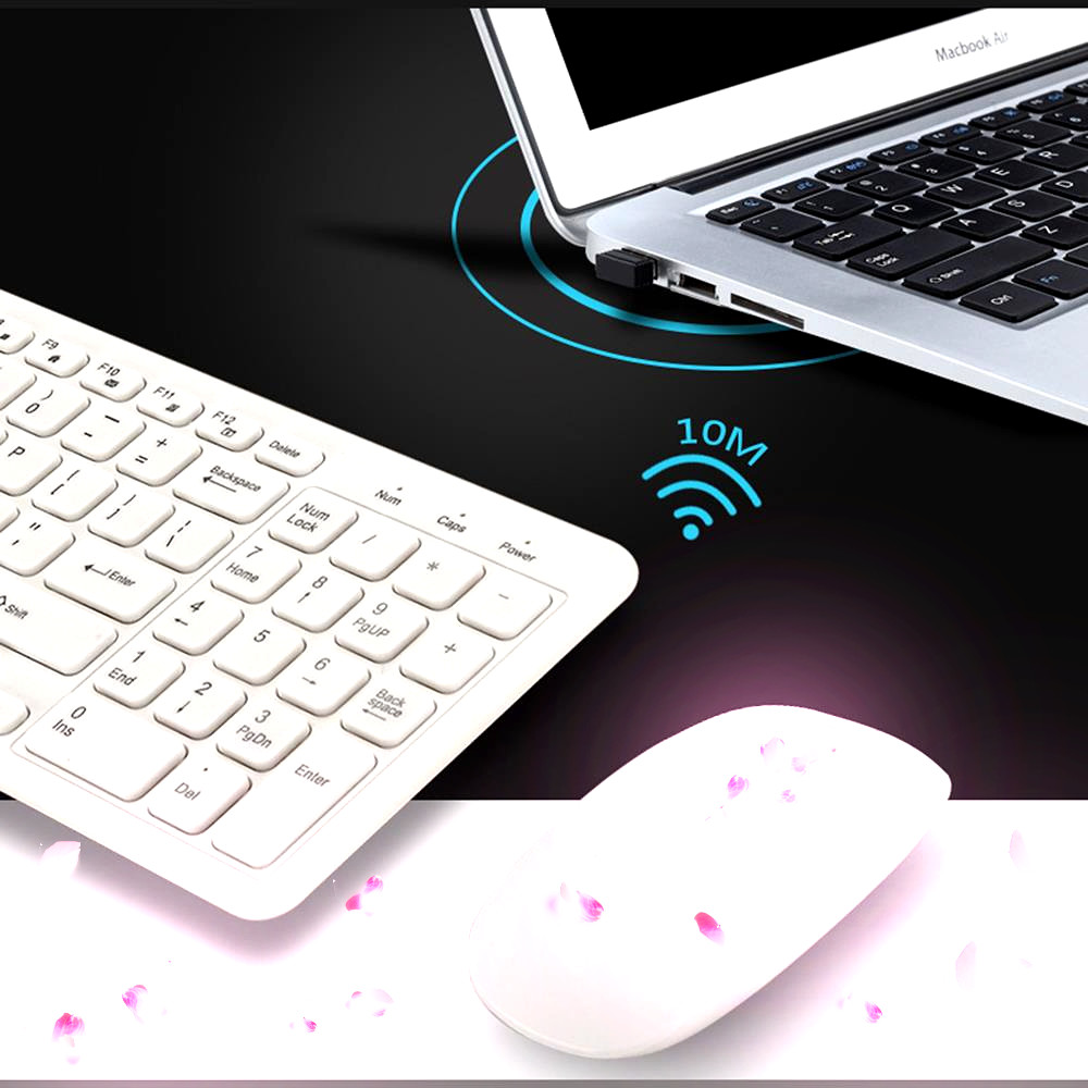 GKM520 Wireless Keyboard and Mouse Set - White GKM520 Wireless Keyboard and Mouse Set - White