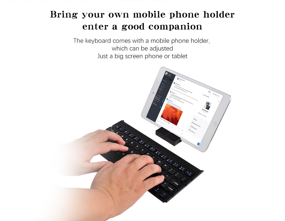 Keyboard Tri Fold Bluetooth Ultra Thin Tablet Phone Touchpad Wireless Multi Function - Light Gray Keyboard Tri Fold Bluetooth Ultra Thin Tablet Phone Touchpad Wireless Multi Function - Light Gray